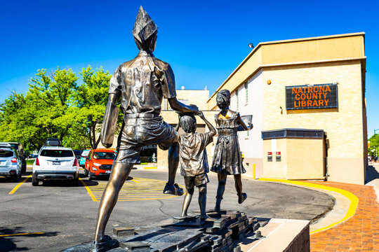 Historic Natrona County Library Building in Casper