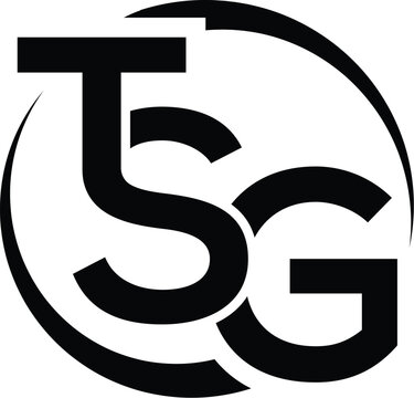 Letter TSG minimalist logo