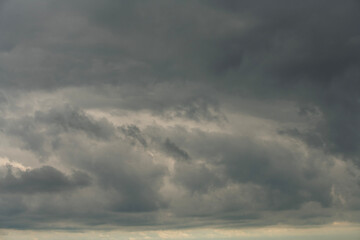 Fototapeta premium Thunderclouds in the sky after rain.