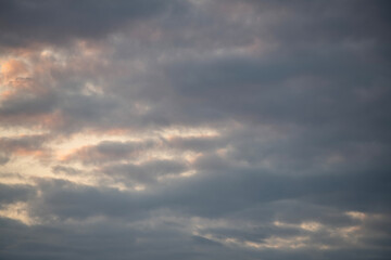 Fototapeta premium Thunderclouds in the sky after rain.