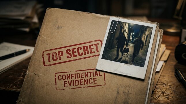 classified top secret folder evidence investigation document secure
