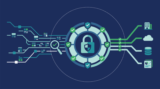 Cloud Data Centralization and Corporate Information Security Audit Diagram

