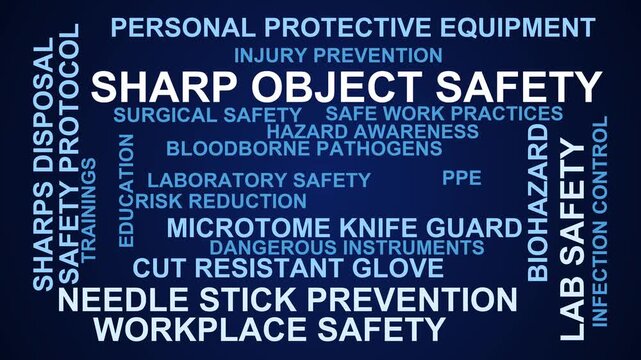 Sharp Object Safety Word Cloud