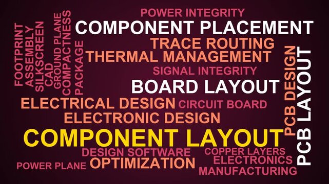 Component Layout Word Cloud