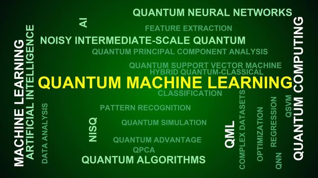 Quantum Machine Learning Word Cloud