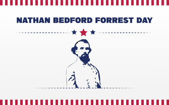 Nathan Bedford Forrest Day stock image, Nathan Bedford Forrest Day background