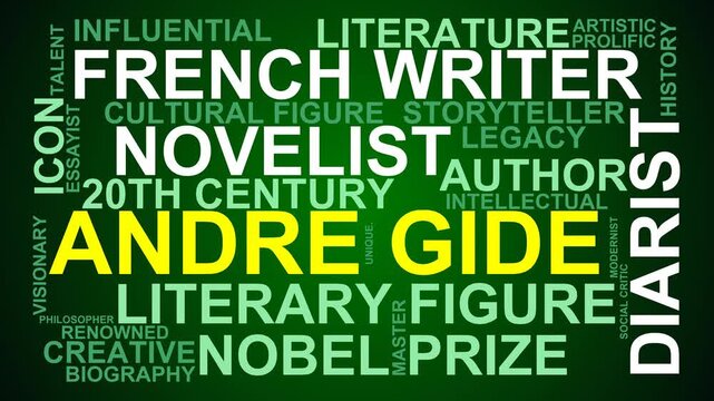 Andre Gide Word Cloud