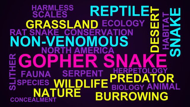 Gopher Snake Word Cloud
