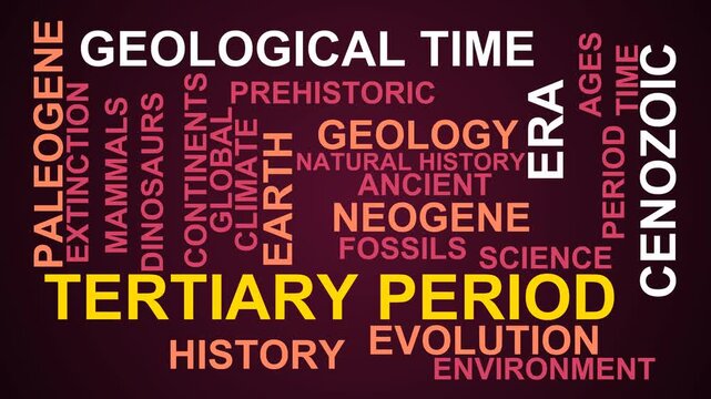 Tertiary Period Word Cloud