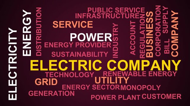 Electric Company Word Cloud