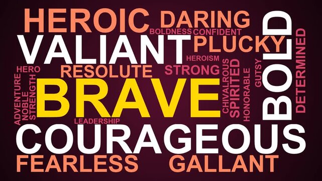 Brave Word Cloud