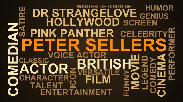 Peter Sellers Word Cloud