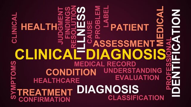 Clinical Diagnosis Word Cloud