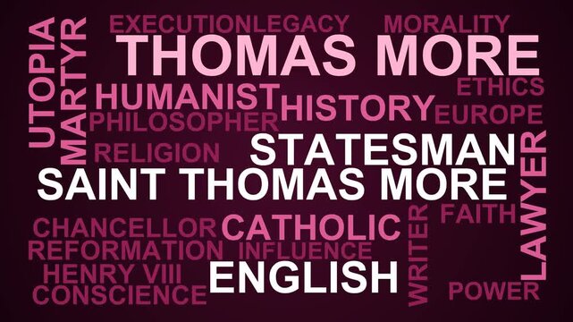 Thomas More Word Cloud