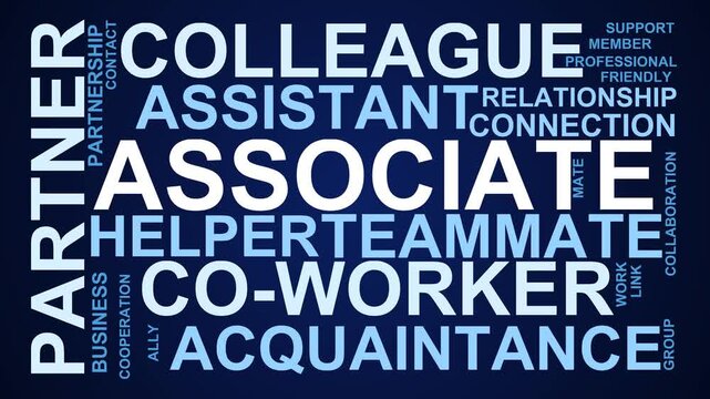 Associate Word Cloud