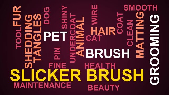 Slicker Brush Word Cloud