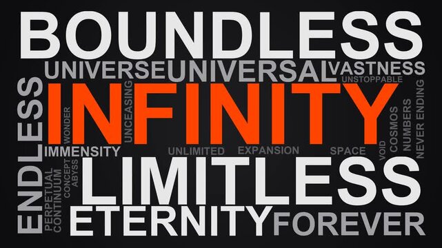 Infinity Word Cloud