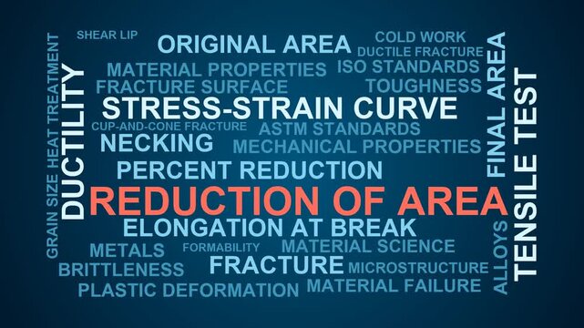 Reduction Of Area Word Cloud
