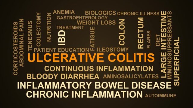 Ulcerative Colitis Word Cloud