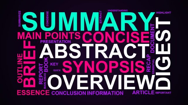Summary Word Cloud