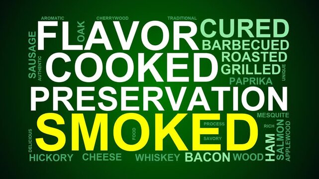Smoked Word Cloud