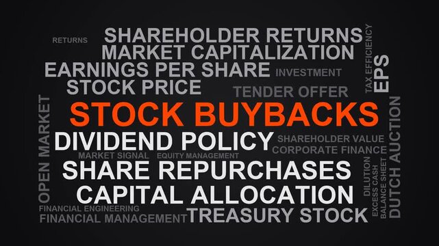 Stock Buybacks Word Cloud