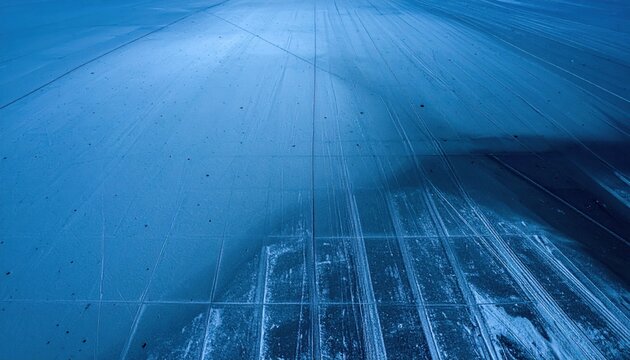Abstract Blue Ice Texture Background Winter Landscape Pattern