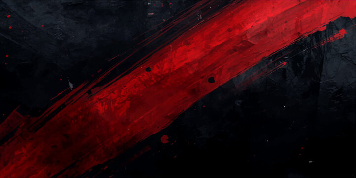 Abstract Grunge Red Background with Distressed Stripes Dark Texture Digital Light Lines Modern Technology Design Pattern Wallpaper Illustration Art