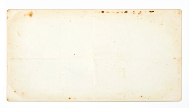 Old Beige Paper Background, Aged Texture, Grunge Stains, Vintage Cardboard
