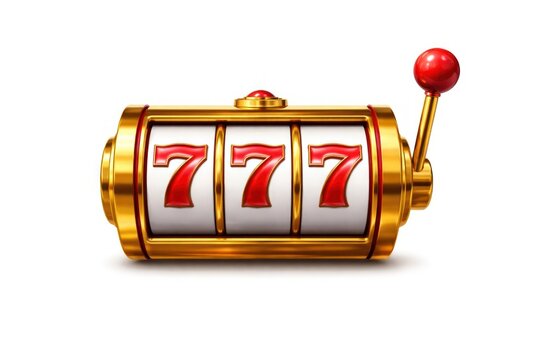 Golden slot machine jackpot.