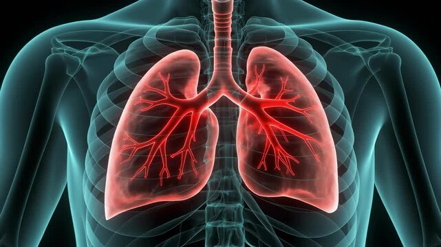 Pulmonary Venule Septal Blush in Transparent Lung Layers for Medical Science Visualization
