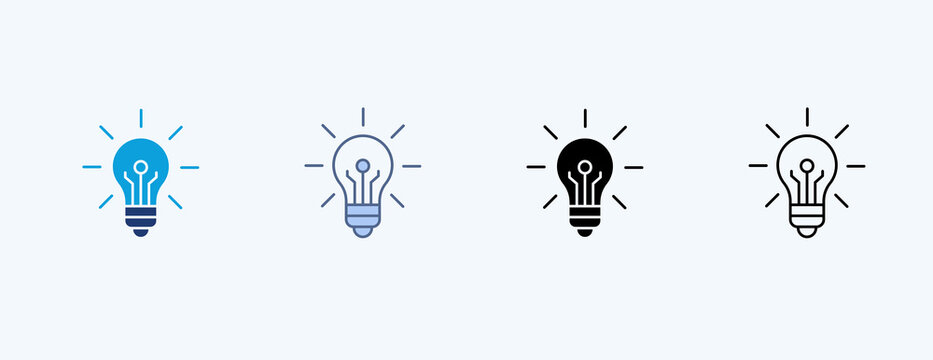Innovation Multiple Icon Illustration Vector