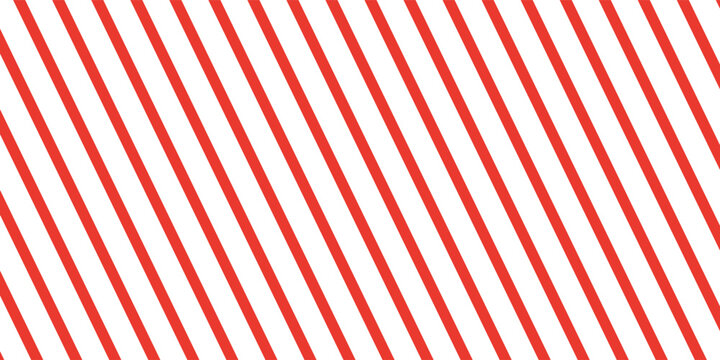 Slanting lines and halftone dots in red colors, Seamless background christmas or winter theme background, Red stripes pattern on white background.