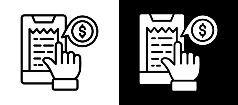 Premium Payment Icon Set In Black And White Filled Style Collection