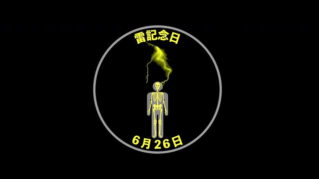 雷記念日　6月26日 記念日