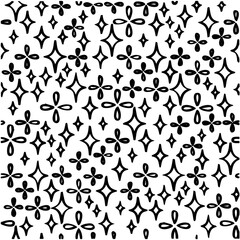 Fototapeta premium pattern, seamless, wallpaper, texture, vector, design, flower, decoration, illustration, black, shape, art, ornament, floral, leaf, symbol, nature, icon, decor, textile, print, element, green, vintage
