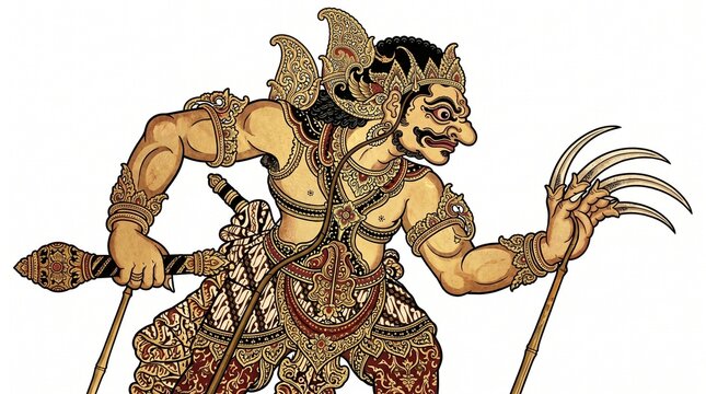 Bima (Werkudara) shadow puppet