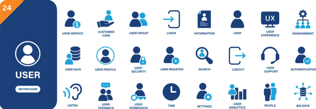 Information technology solid icon set containing server management cloud computing infrastructure data deployment and security symbols