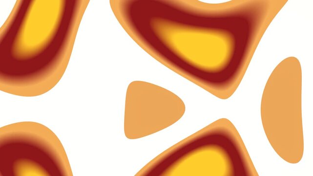 Abstract motion background showcases smooth, organic forms that morph and shift with a fluid, liquid-like elegance against a clean white backdrop