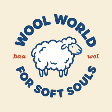Sheep Wool World Soft Souls Logo.