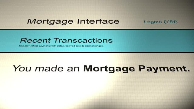 A Generic Mortgage Payment in Mortgage Database