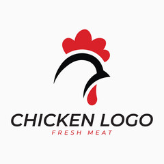 A minimalist chicken design © Well