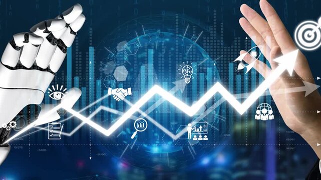 AI drives business growth by analyzing trends, forecasting outcomes, identifying goals, and guiding decisions to achieve optimal strategic success. Marrow