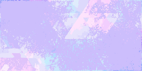 Fototapeta premium Geometric pattern with overlapping triangles watercolor style and pastel colors