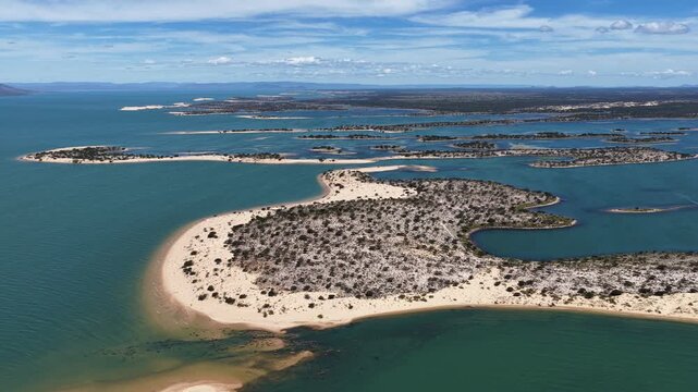 Dunes Of Old Chico In Casa Nova Bahia Brazil. Beautiful Lagoons That Form In The Sand Dunes After The Rainy Season. Travel Vegetation Wilderness Jungle. Travel Beautiful Day Panorama.