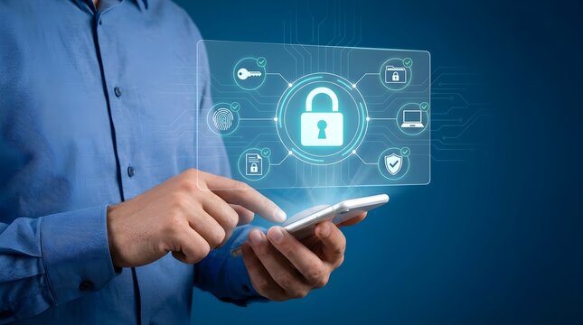 Mobile Cybersecurity Dashboard with Secure Authentication, Data Protection and Digital Privacy Technology