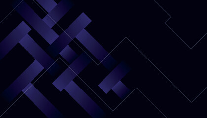 Fototapeta premium Abstract background with overlapping diagonal geometric layers. Modern design with futuristic square shapes and glowing lines. Vector illustration EPS. 2