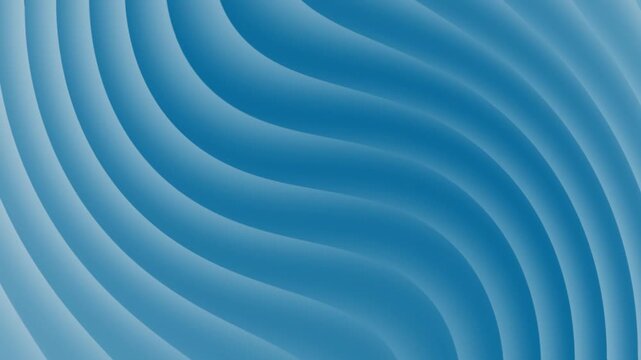 Abstract background of light blue and white wavy flowing lines with shadow effect texture pattern