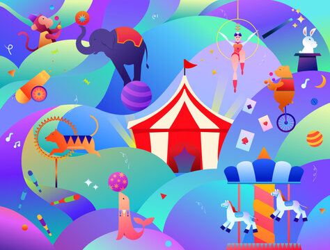 circus illustration