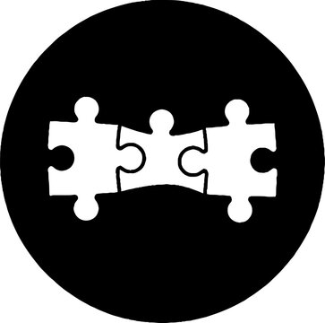 Interlocking puzzle pieces forming a cohesive connection.